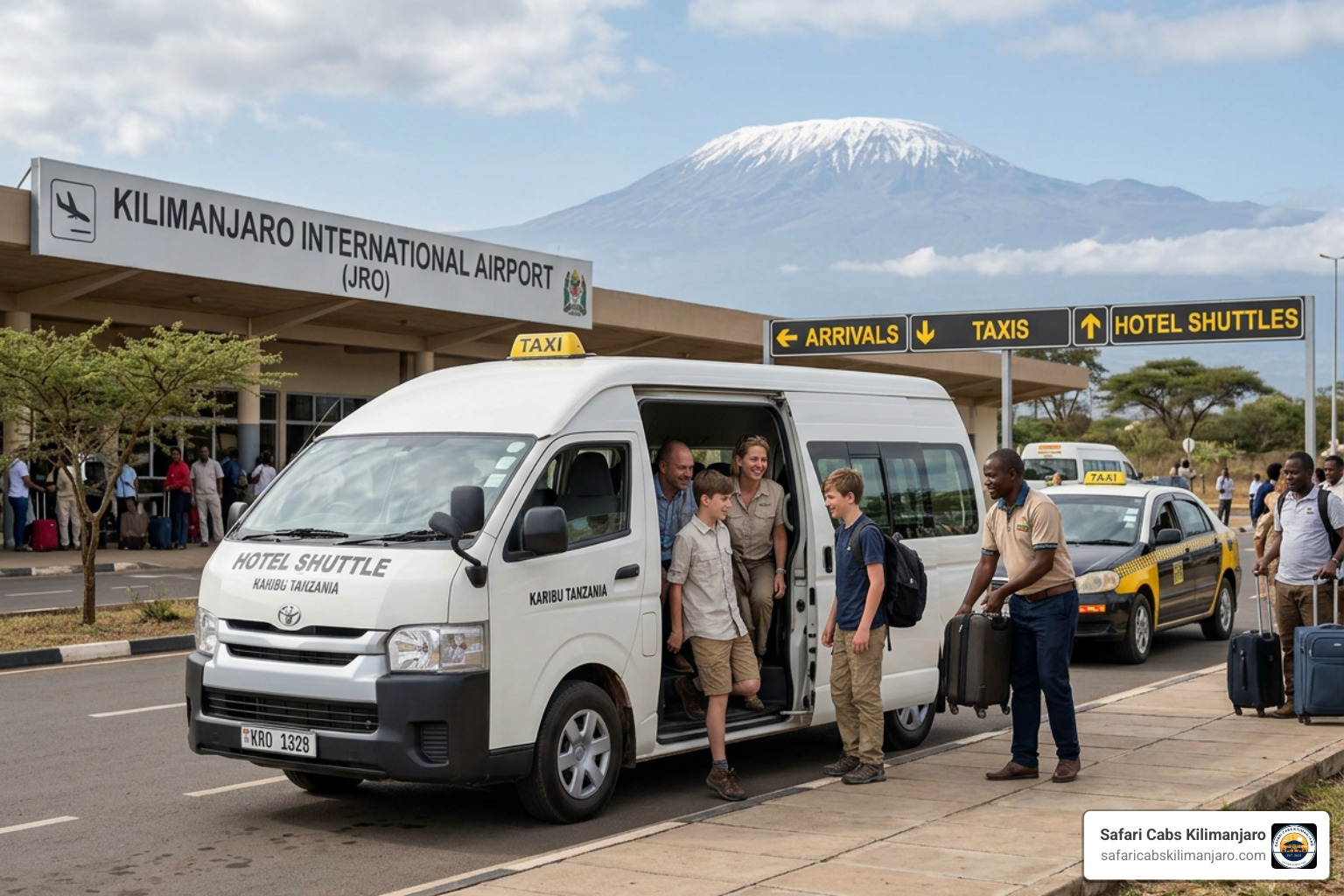 JRO airport to hotel transfer at Kilimanjaro International Airport - JRO airport to hotel