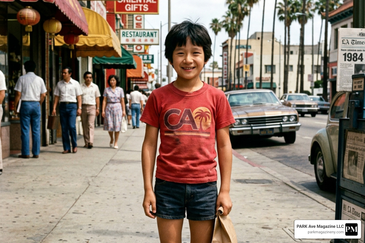 Young Ke Huy Quan during his early years in California - ke huy quan