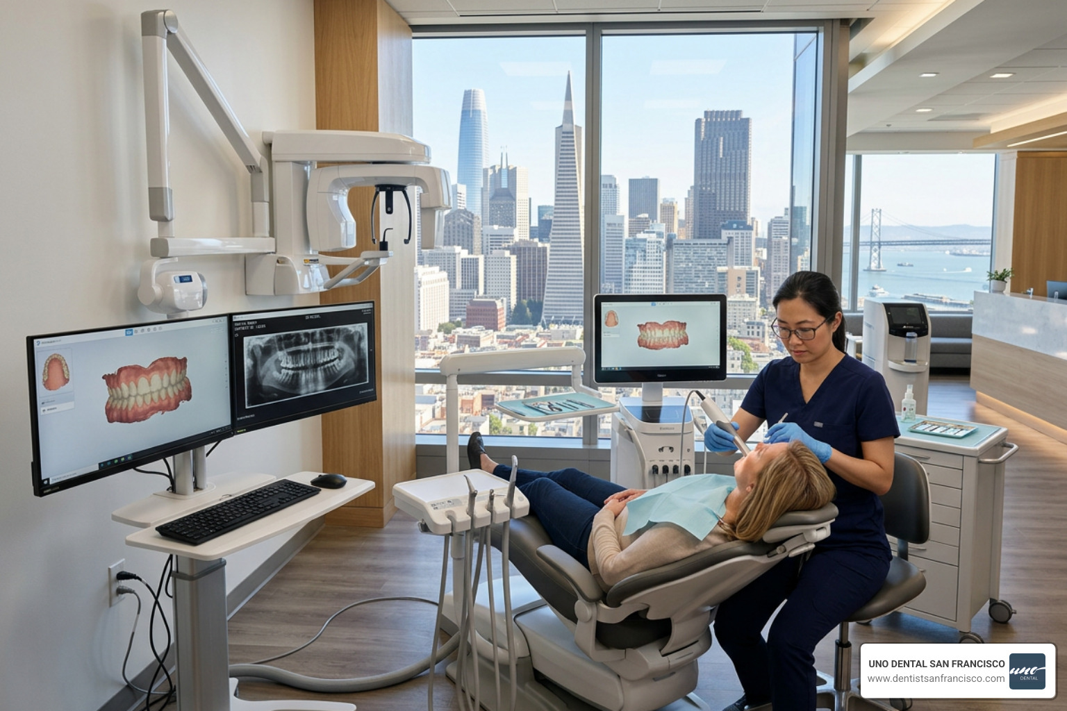 Advanced digital dental technology including 3D scanners and digital X-rays in a San Francisco clinic - General dentistry Advanced digital dental technology including 3D scanners and digital X-rays in a San Francisco clinic - General dentistry