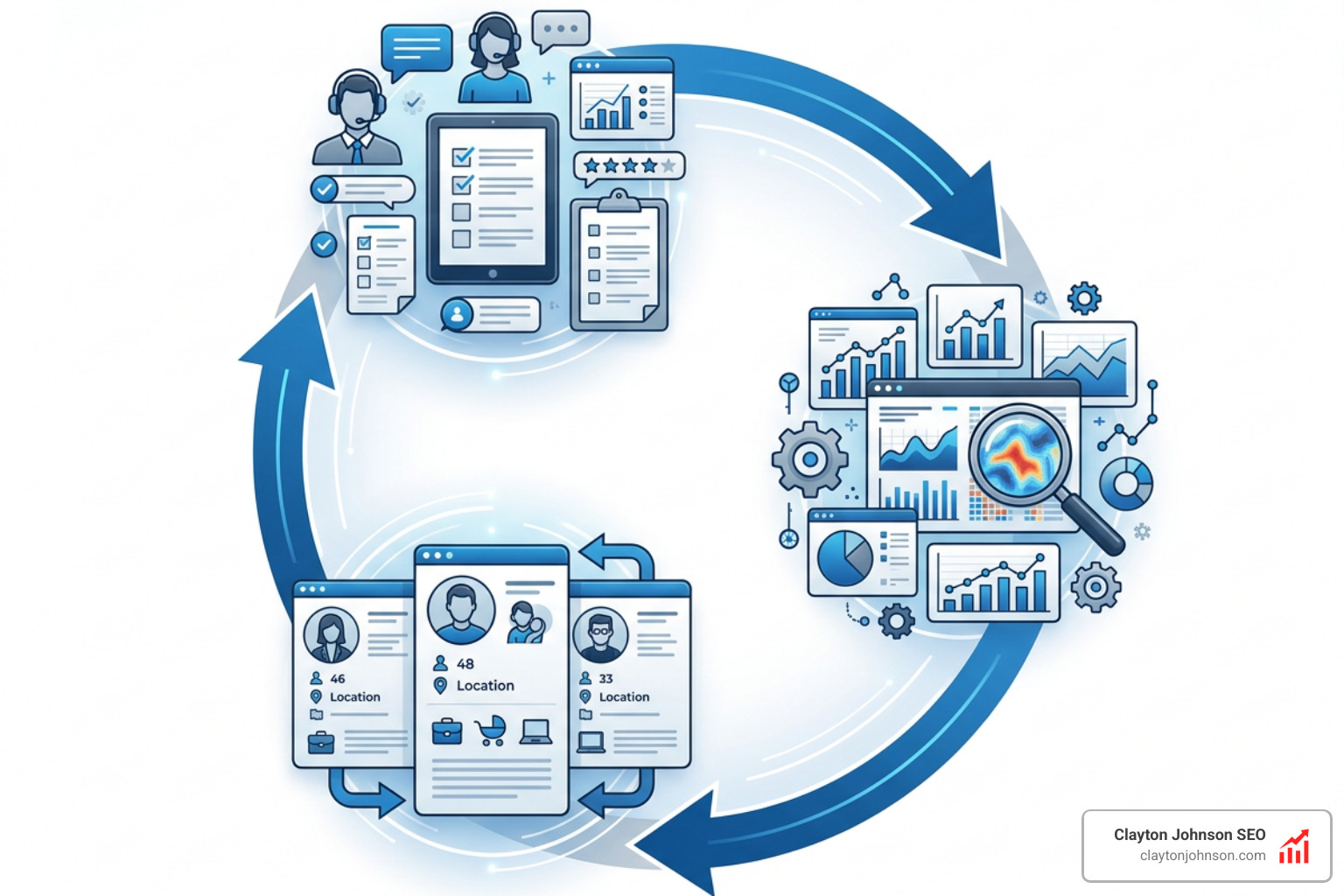 Iterative feedback loop graphic showing feedback, analysis, and refinement stages - audience mapping startup guide Iterative feedback loop graphic showing feedback, analysis, and refinement stages - audience mapping startup guide