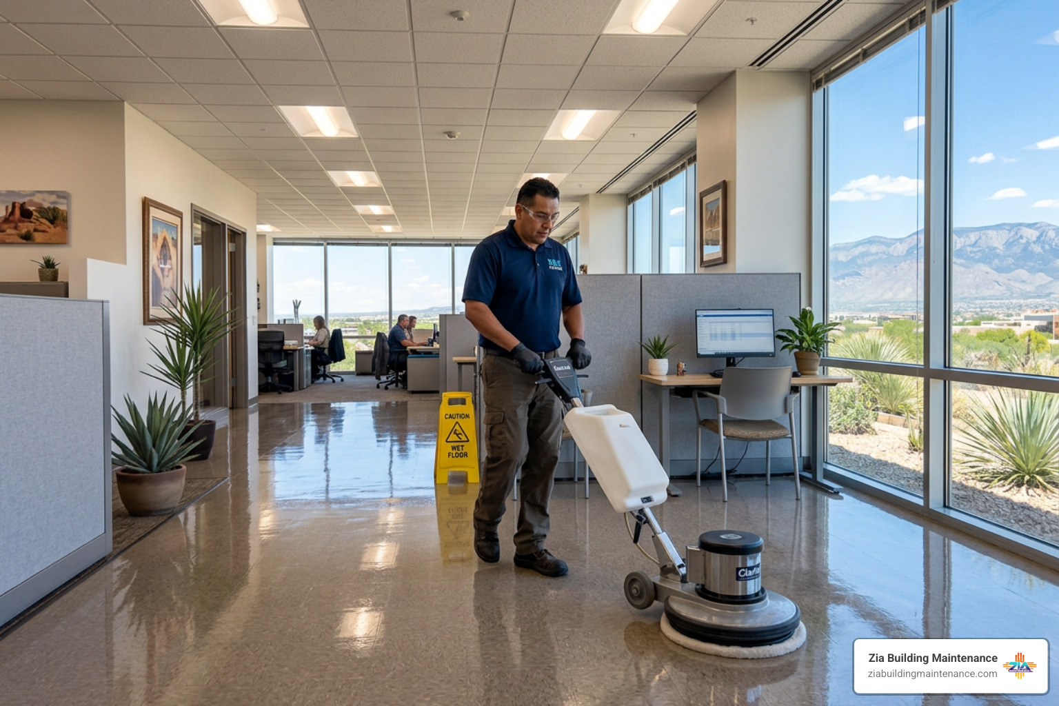 professional floor waxing in an Albuquerque office - janitorial services in albuquerque nm professional floor waxing in an Albuquerque office - janitorial services in albuquerque nm