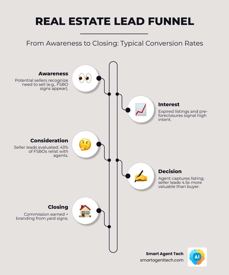 Real estate lead funnel from awareness to closing with lead types and conversion rates - lead generation sites for realtors Real estate lead funnel from awareness to closing with lead types and conversion rates - lead generation sites for realtors