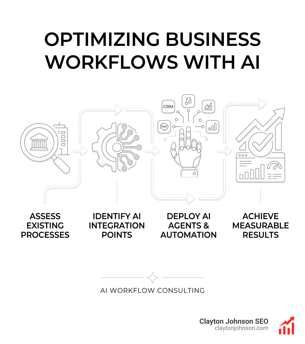 automated data flow between business apps and AI agents - ai workflow consulting