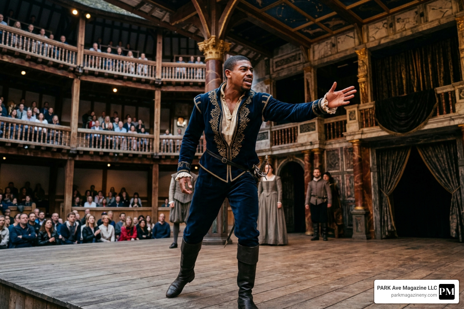 Aaron Pierre as Cassio in Othello at Shakespeare’s Globe - aaron pierre