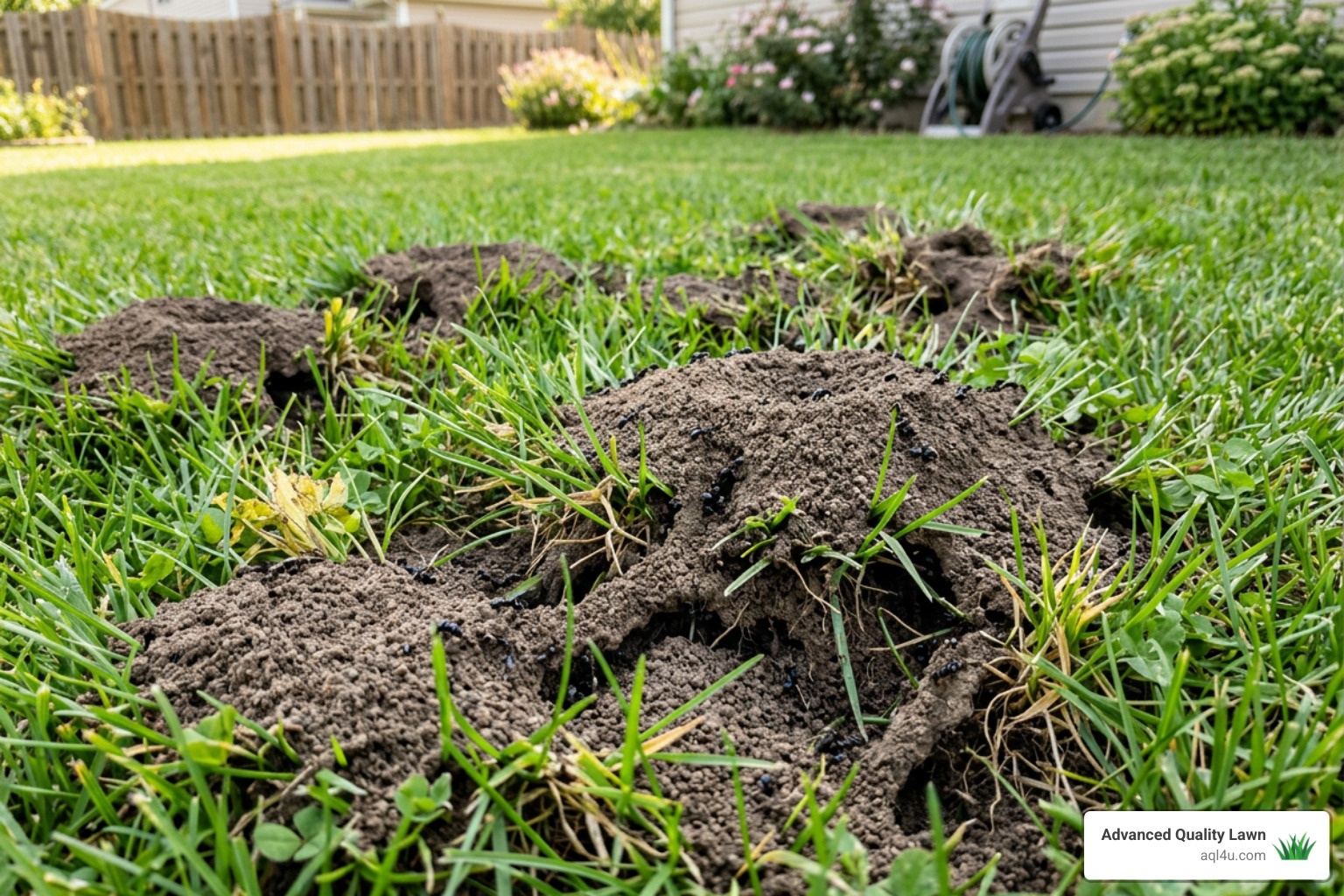 ants destroying lawn
