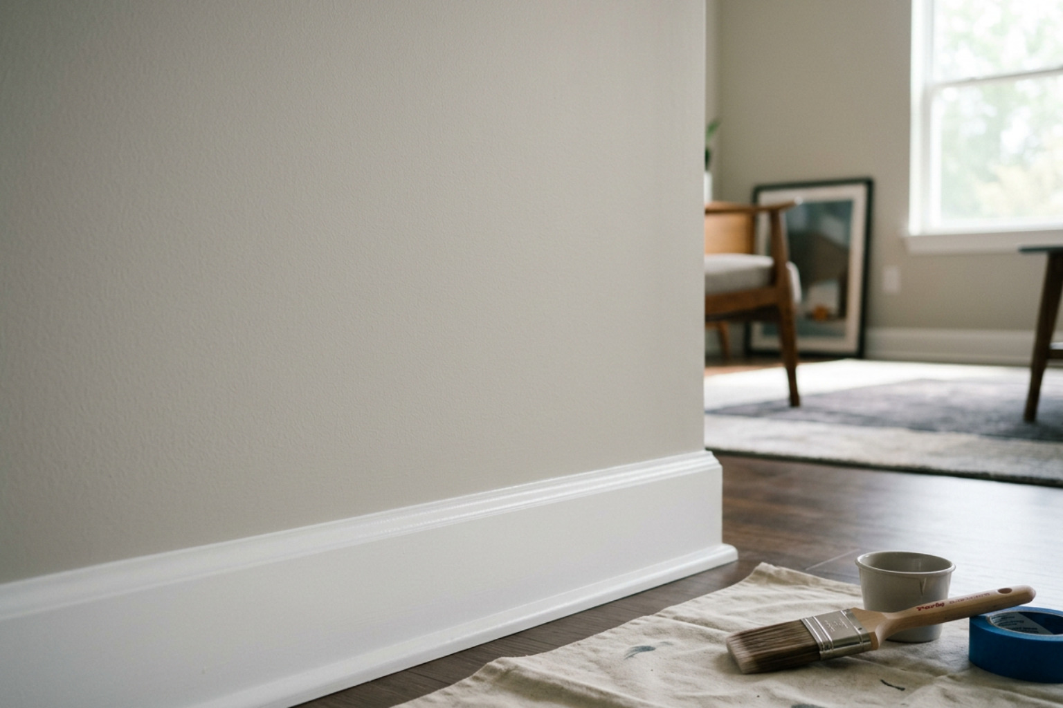 completed high end interior painting - handyman drywall repair