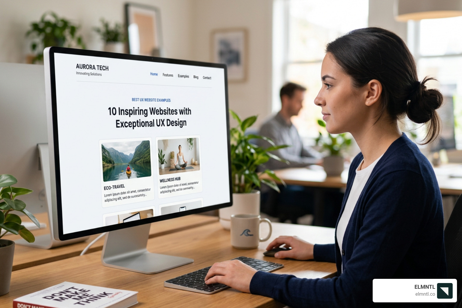 diverse website layouts showcasing responsive and accessible design - best ux website examples