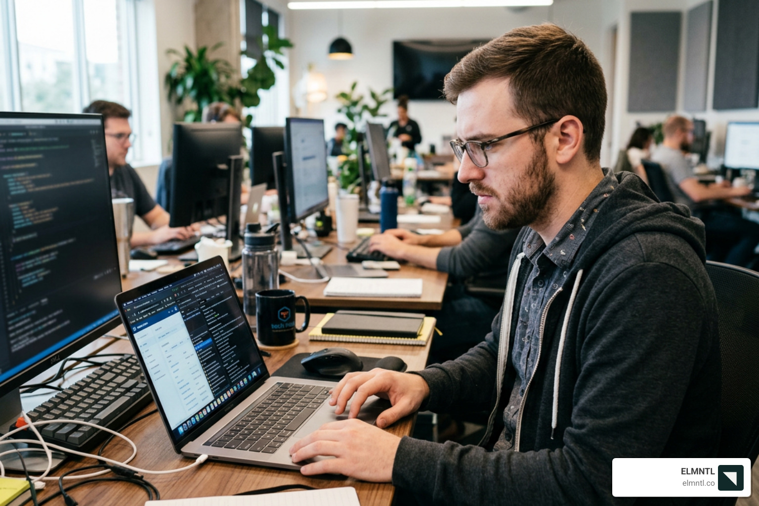 Developer using browser dev tools to inspect a network request - api integration web development