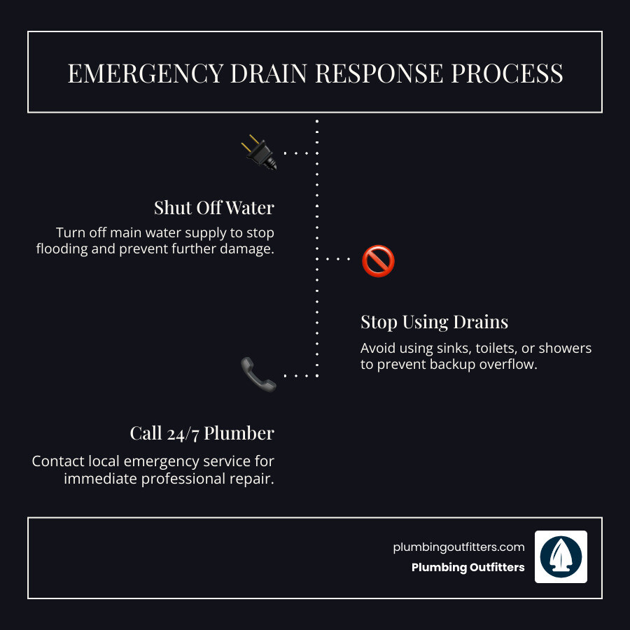 Emergency drain cleaning repair process infographic for Round Rock TX homeowners - emergency drain cleaning repair in round Emergency drain cleaning repair process infographic for Round Rock TX homeowners - emergency drain cleaning repair in round