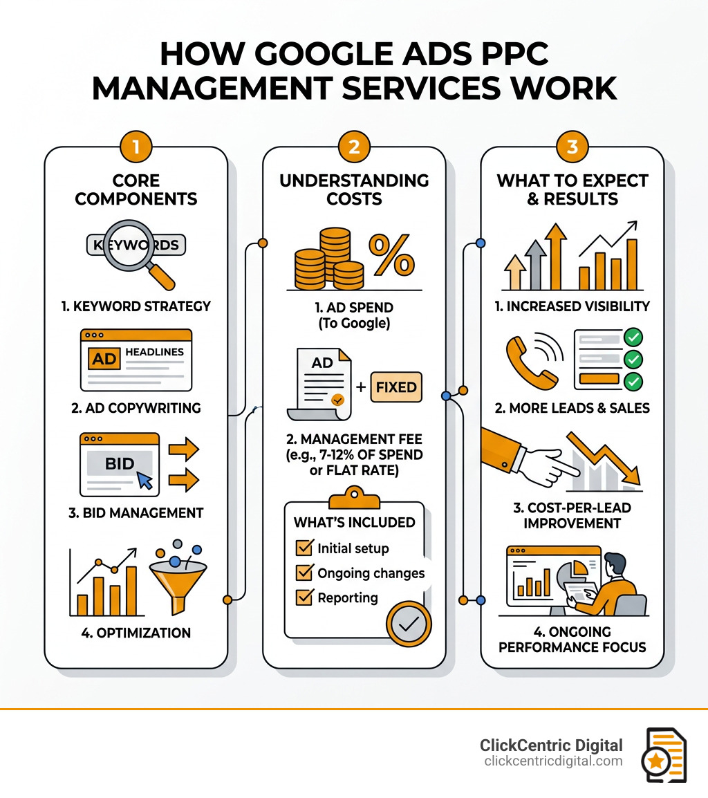 How Google Ads PPC management services work: components, costs, and what to expect - google adwords ppc management services