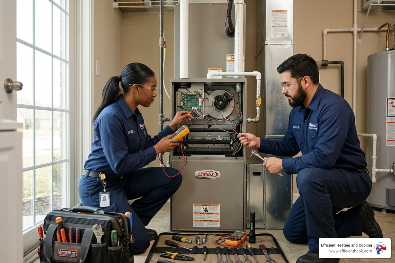 heating unit repair technicians in midwest city, ok