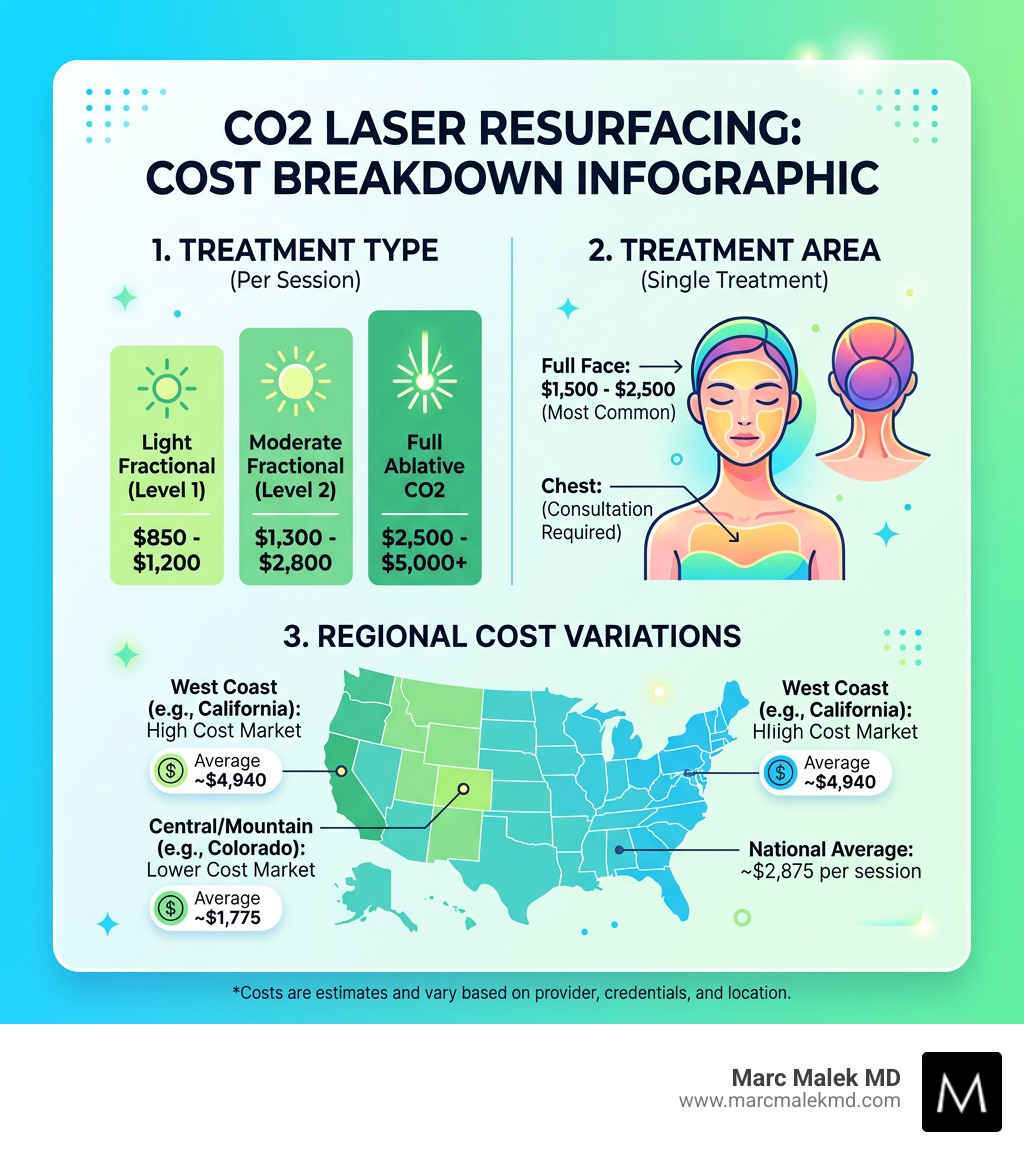 CO2 laser resurfacing cost breakdown by treatment type, area, and region infographic - c02 laser resurfacing cost CO2 laser resurfacing cost breakdown by treatment type, area, and region infographic - c02 laser resurfacing cost
