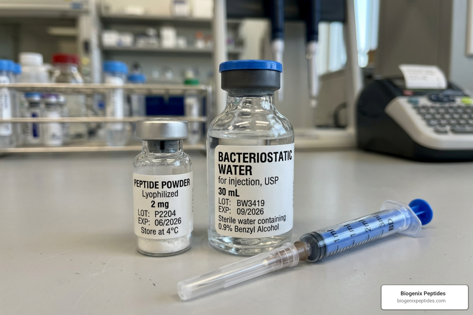 bacteriostatic water for peptides