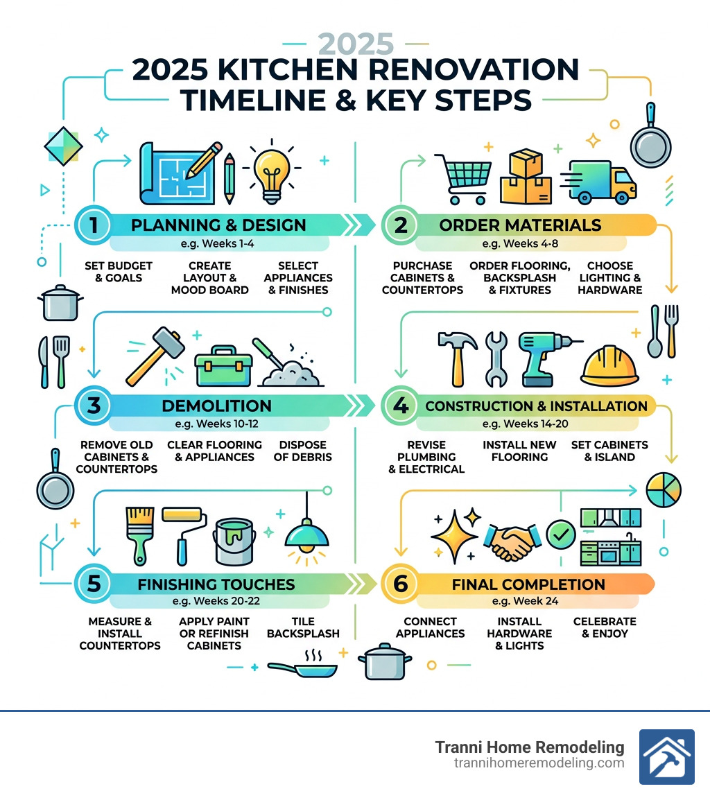 2025 kitchen renovation timeline and key transformation steps infographic - kitchen makeover infographic 2025 kitchen renovation timeline and key transformation steps infographic - kitchen makeover infographic