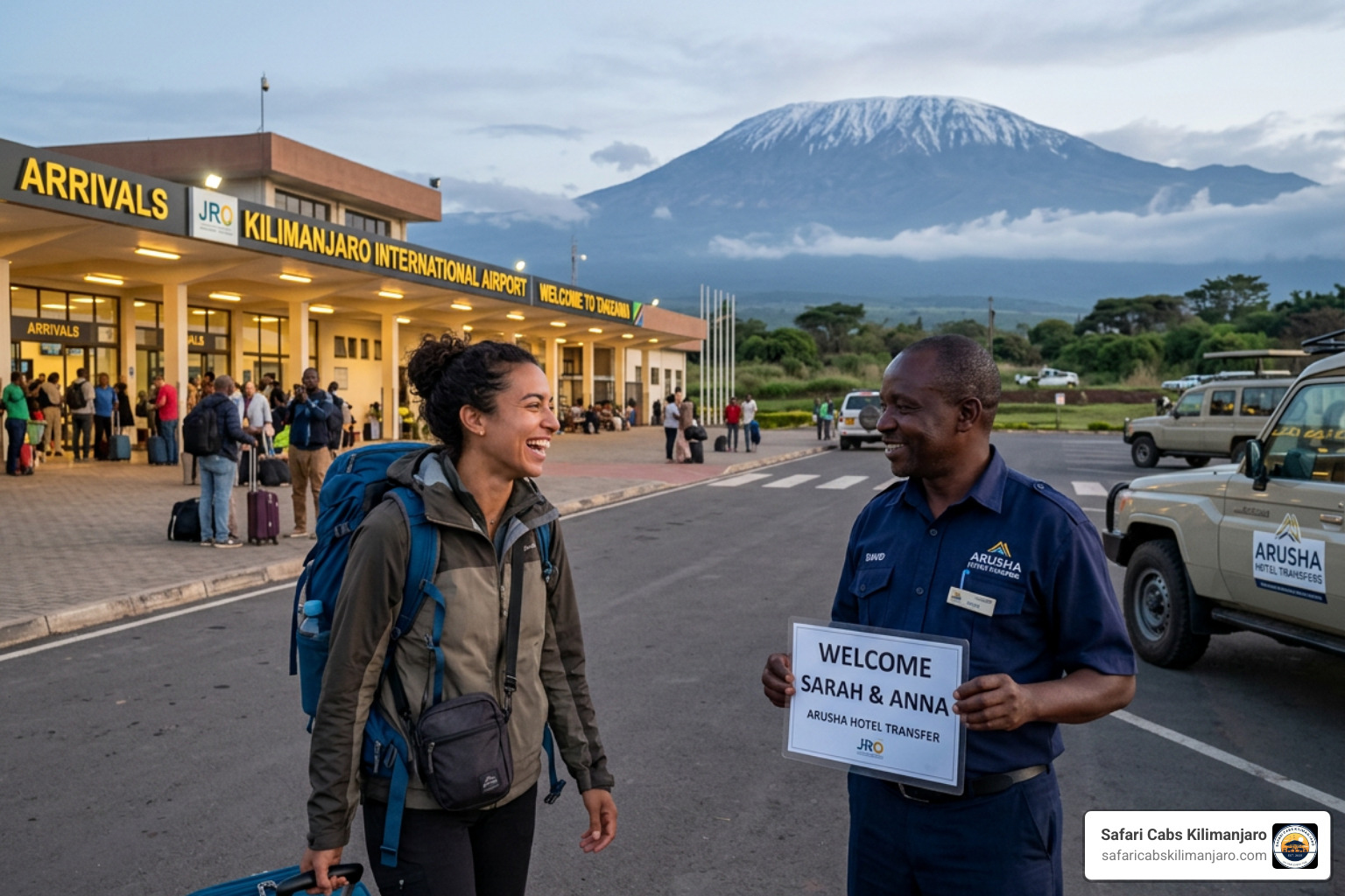 Arusha hotel transfer JRO Kilimanjaro Airport arrival - Arusha hotel transfer JRO