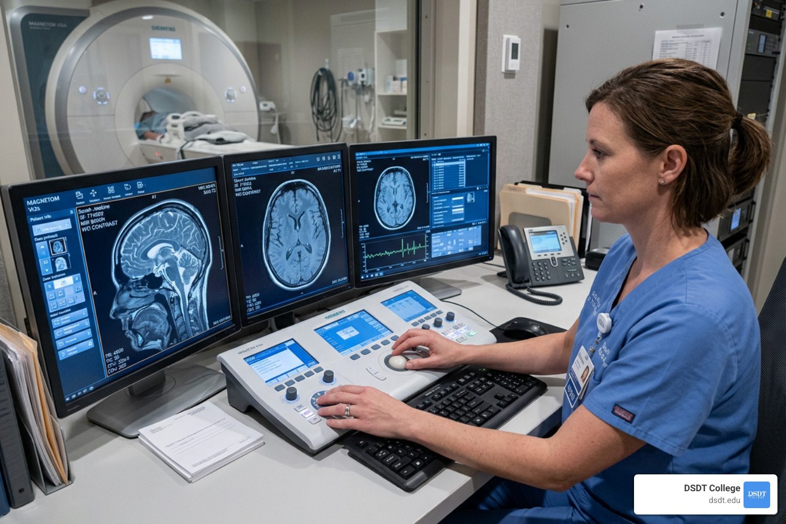 Technologist operating an MRI console - Which schools provide comprehensive training on how to produce a high-quality Technologist operating an MRI console - Which schools provide comprehensive training on how to produce a high-quality