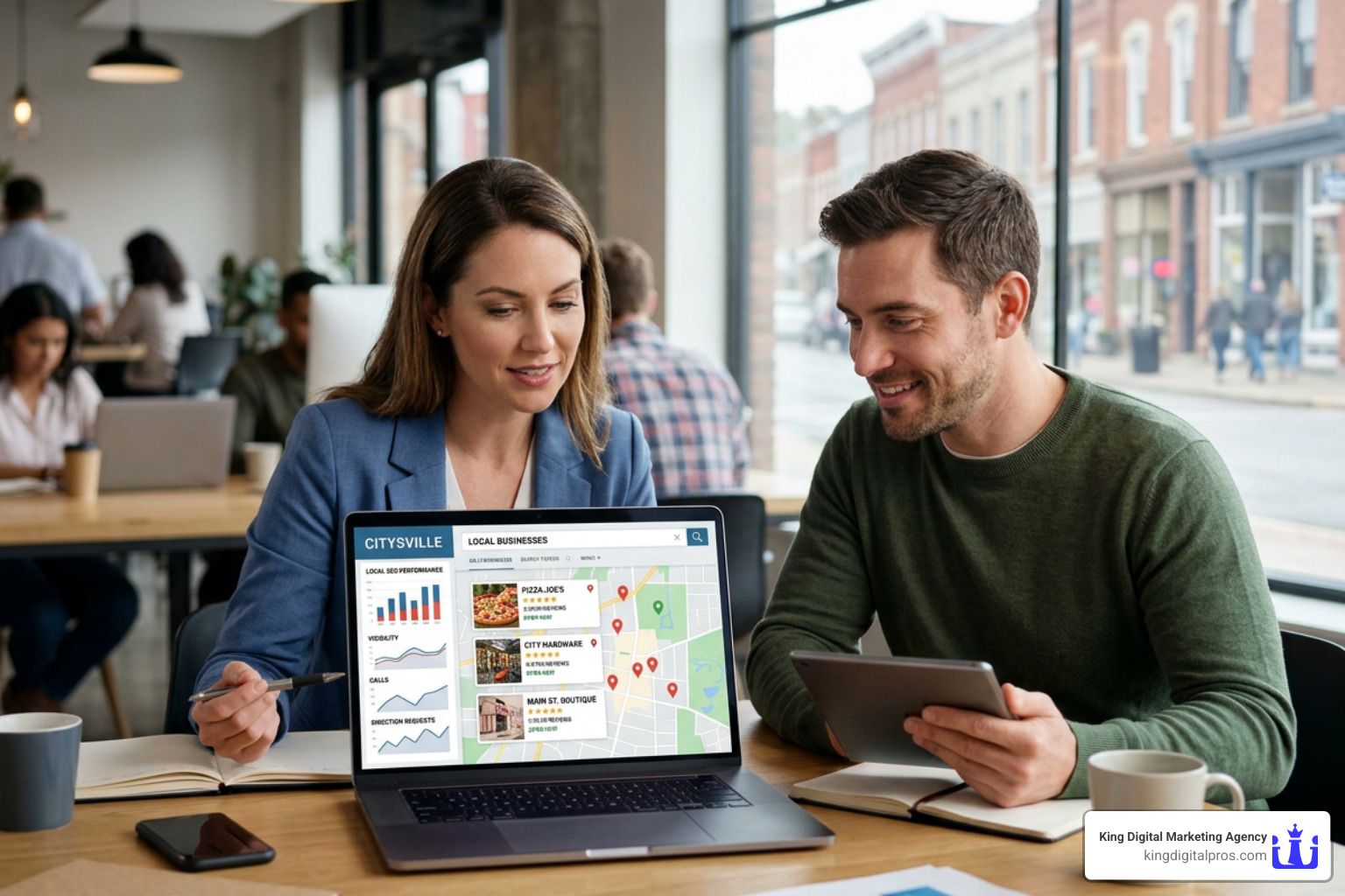 Optimized Google Business Profile Dashboard Showing High Engagement Metrics - Local Map Seo