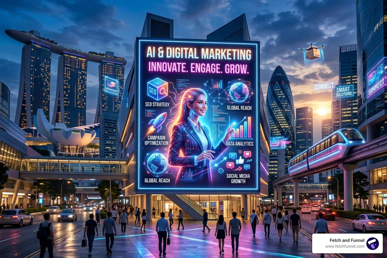 AI-generated creative illustration - creative digital marketing ads AI-generated creative illustration - creative digital marketing ads