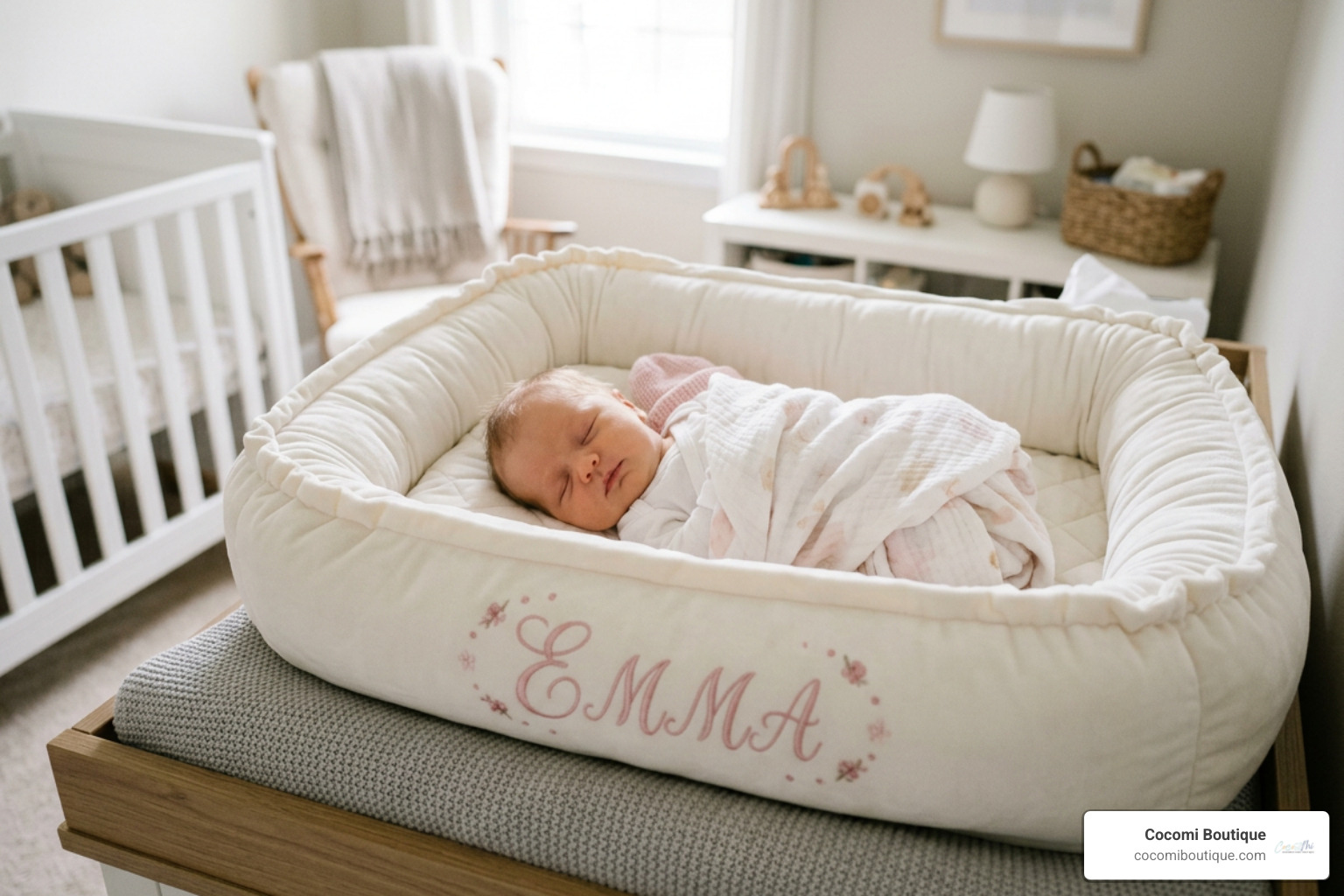 custom embroidered infant nest custom embroidered infant nest