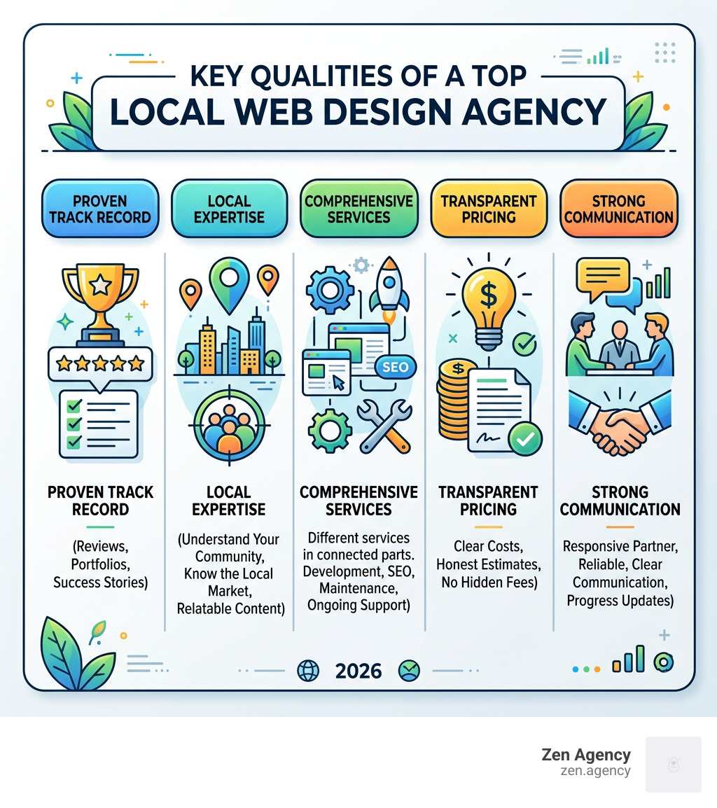 Key Qualities of a Top Local Web Design Agency Infographic - web design agency near me infographic Key Qualities of a Top Local Web Design Agency Infographic - web design agency near me infographic