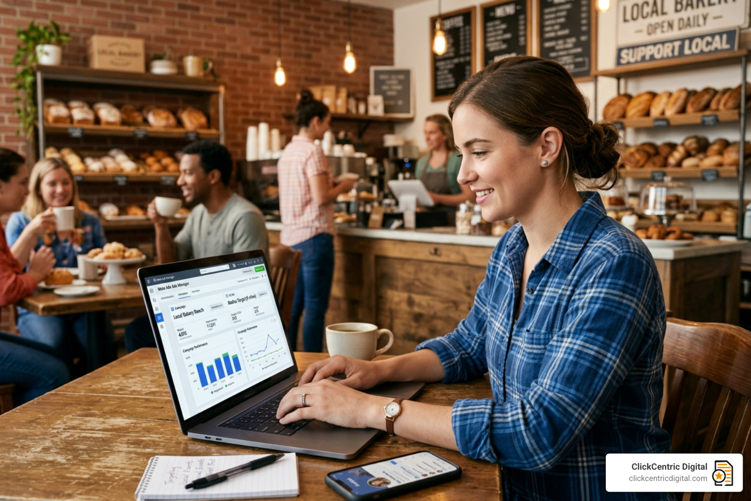 The Meta Ads Manager dashboard showing campaign setup and performance metrics - how to run facebook ads for local business