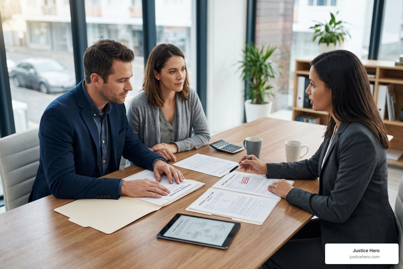 stack of medical bills and legal documents related to a car accident claim - car accident injury settlement