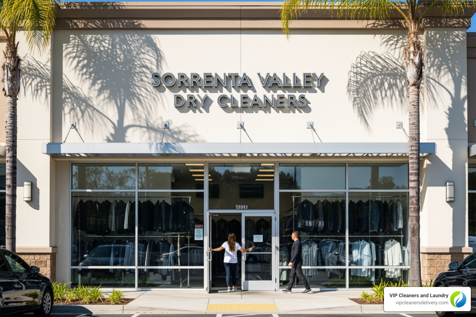 Professional dry cleaning storefront in Sorrento Valley - Dry Cleaners Sorrento Valley Professional dry cleaning storefront in Sorrento Valley - Dry Cleaners Sorrento Valley