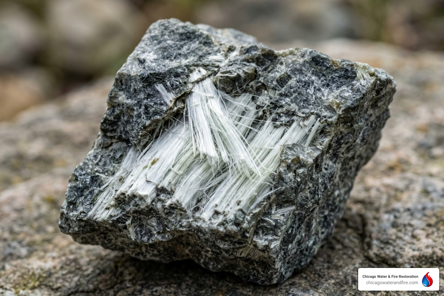 raw asbestos mineral in its natural rock state - what is asbestos