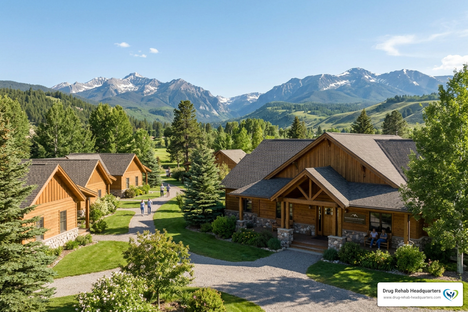 A peaceful residential treatment facility in a mountain setting - drug rehab centers in Wyoming