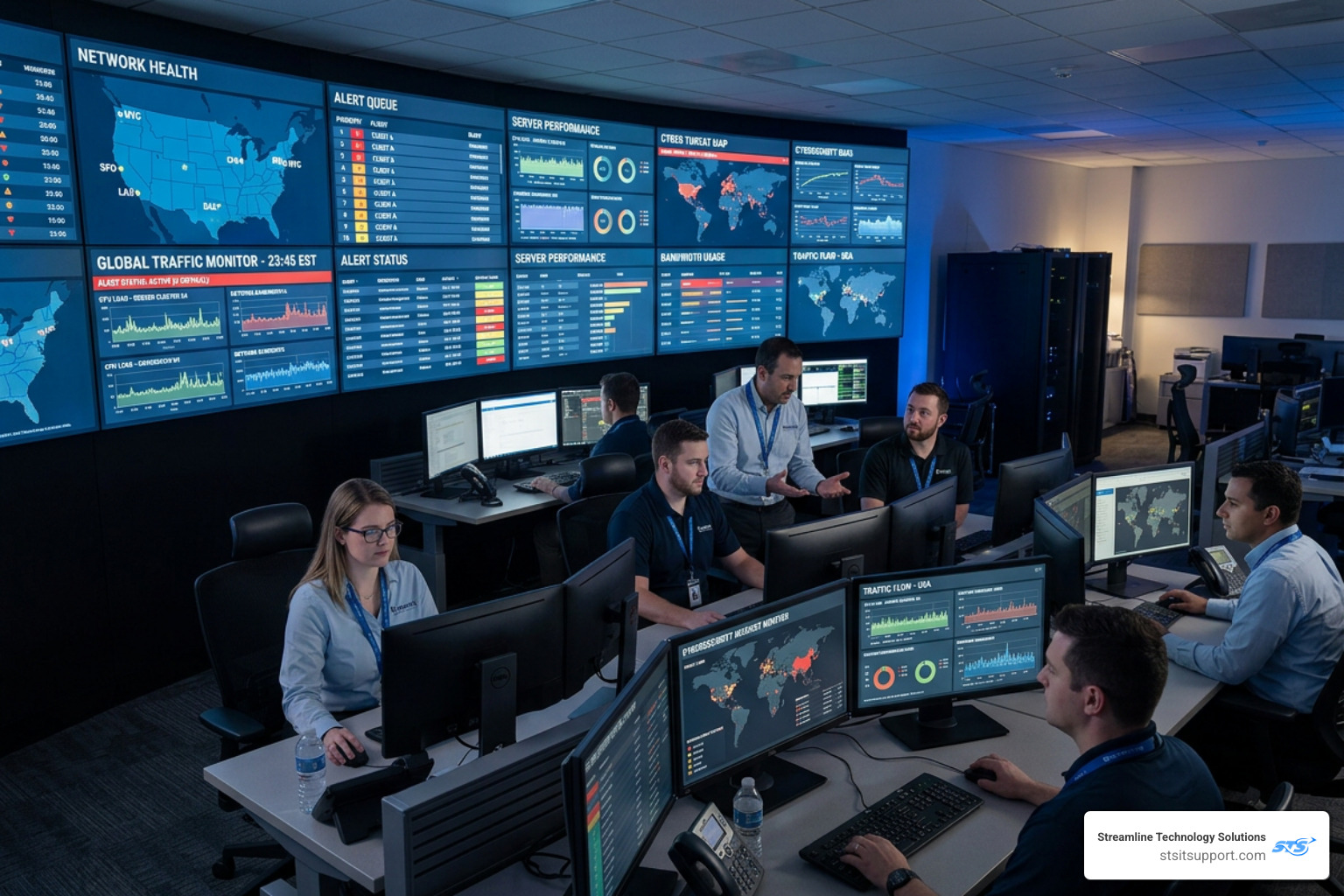Professional network operations center providing proactive monitoring for businesses - it services fort lauderdale Professional network operations center providing proactive monitoring for businesses - it services fort lauderdale