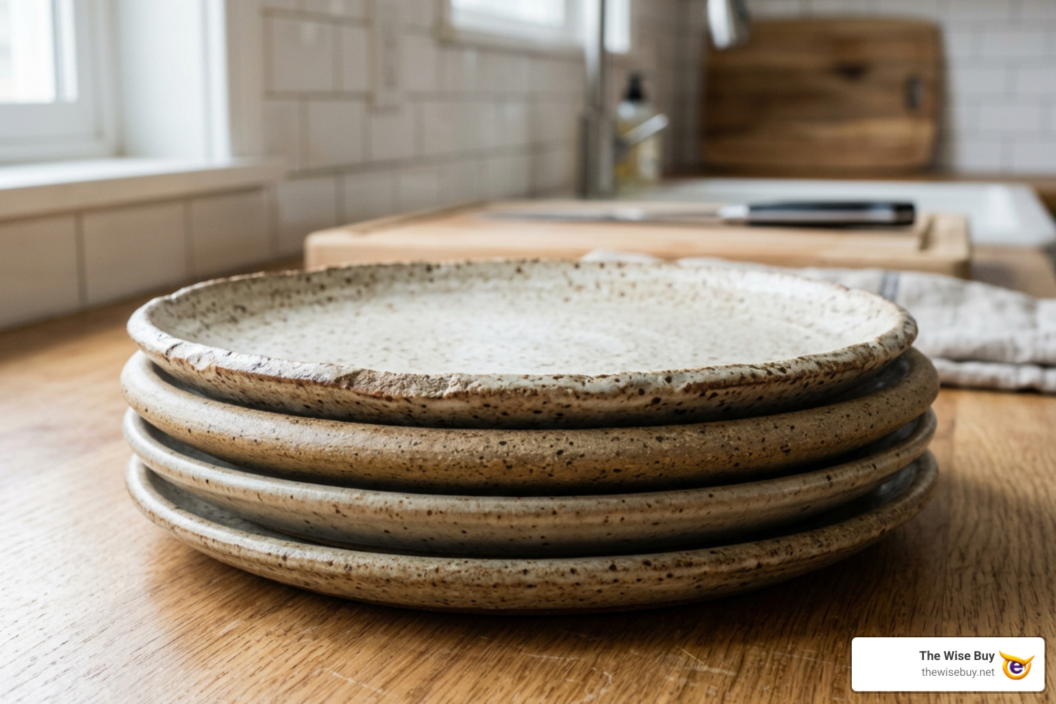 Textured stoneware plates showing the durability and aesthetic of modern kitchen crockery - crockery set for kitchen Textured stoneware plates showing the durability and aesthetic of modern kitchen crockery - crockery set for kitchen