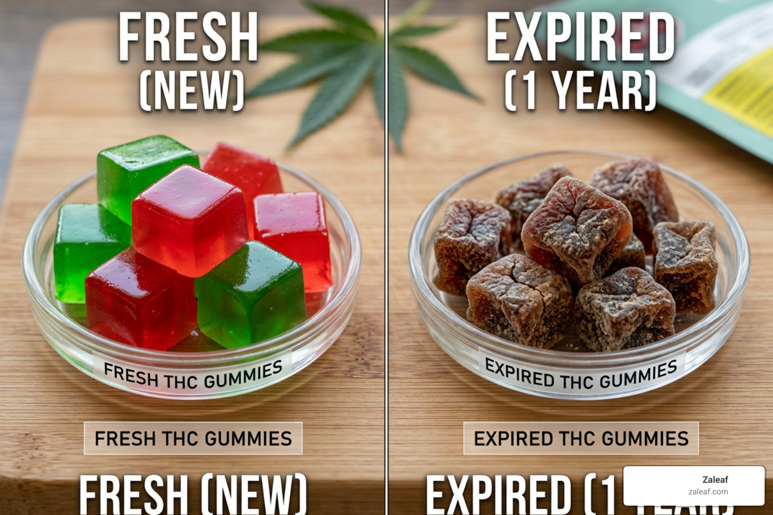 Gummy texture changes over time - do thc gummies expire