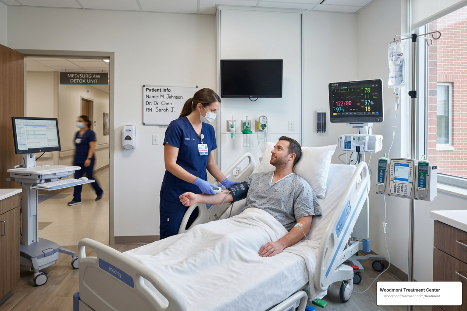 Modern medical detox unit with 24/7 monitoring - Alcohol Rehab Orange County NY 