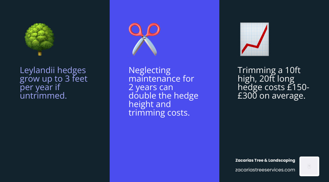 Leylandii growth rates, pruning cycles, and typical maintenance cost ranges by hedge size - cost of cutting back leylandii Leylandii growth rates, pruning cycles, and typical maintenance cost ranges by hedge size - cost of cutting back leylandii