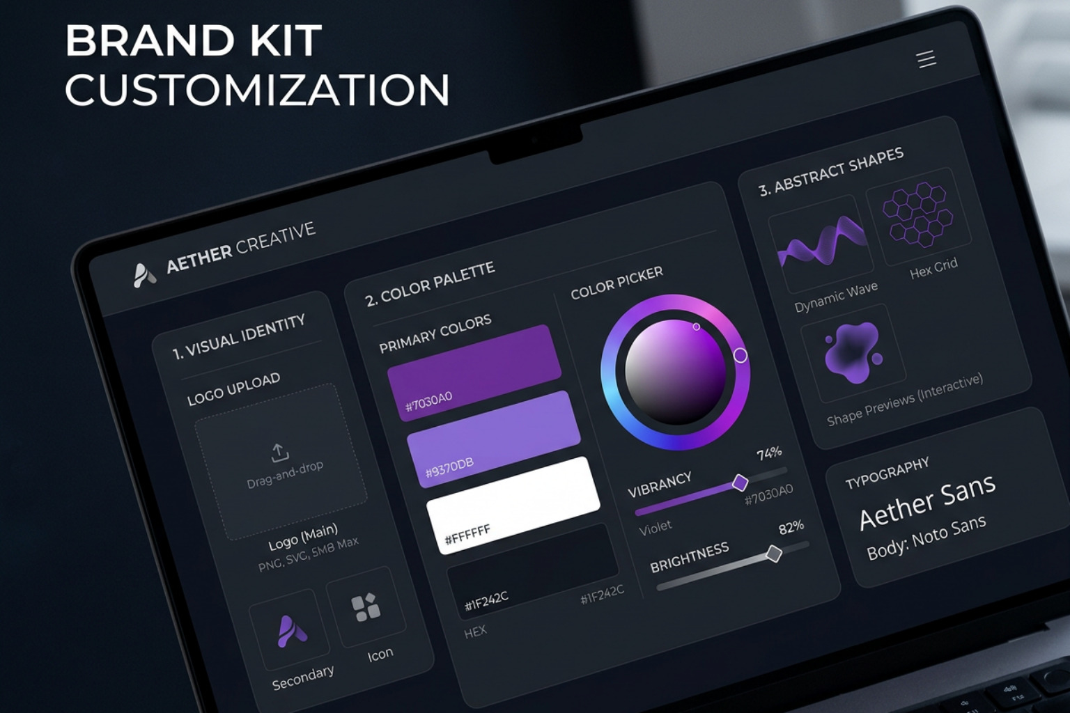 Brand Kit customization panel - branding hubspot Brand Kit customization panel - branding hubspot