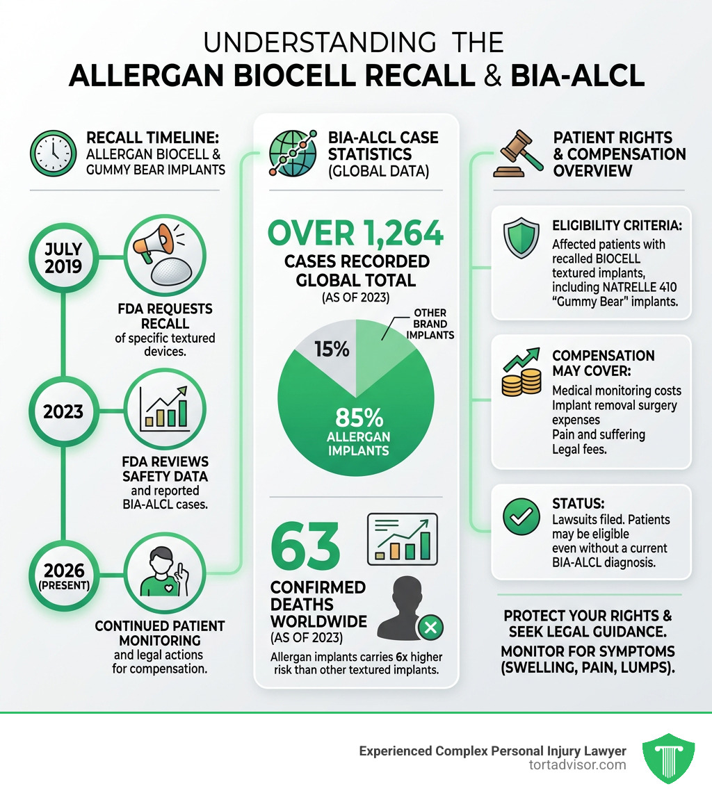 2019 Allergan BIOCELL recall timeline, BIA-ALCL case statistics, and patient compensation overview - recall on gummy bear 2019 Allergan BIOCELL recall timeline, BIA-ALCL case statistics, and patient compensation overview - recall on gummy bear