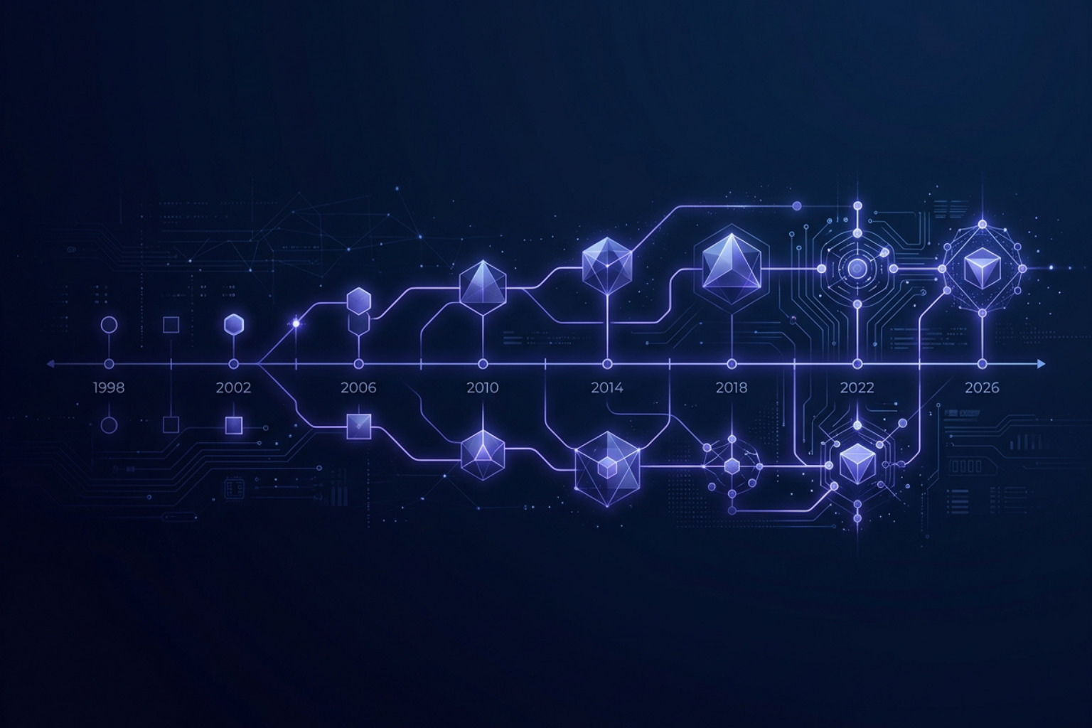 timeline of ai marketing milestones - ai tools for content strategy