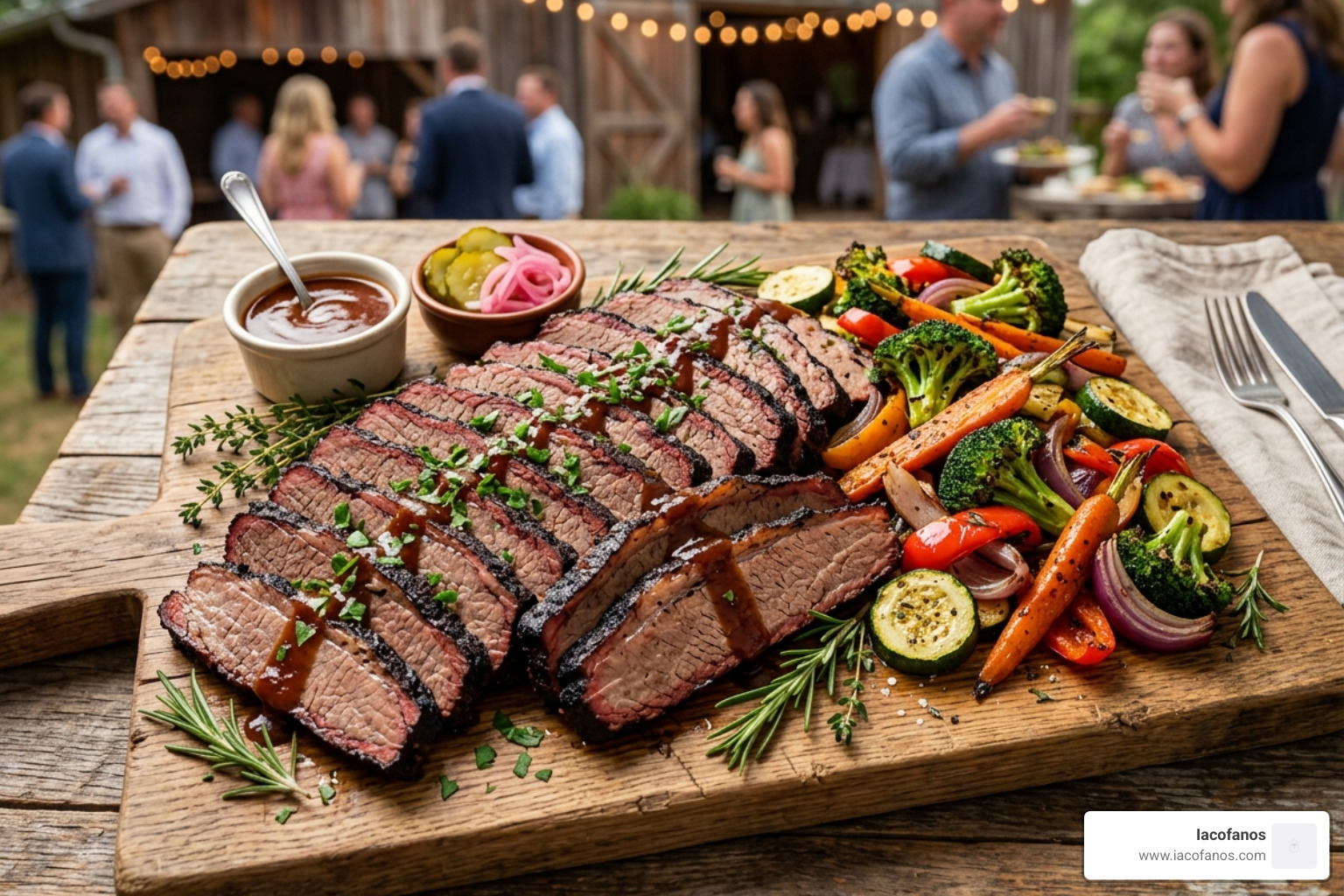 A lean BBQ brisket platter with roasted vegetables - high protein catering Charleston A lean BBQ brisket platter with roasted vegetables - high protein catering Charleston