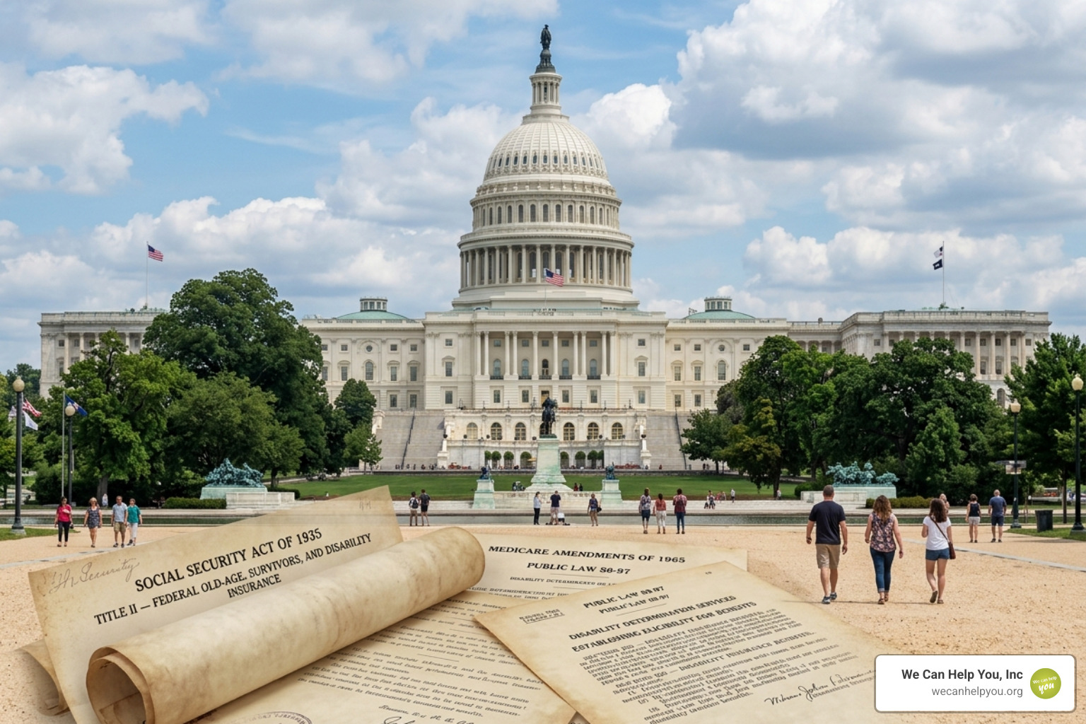 U.S. Capitol building representing the legislative history of Medicare disability rules - medicare eligibility disability