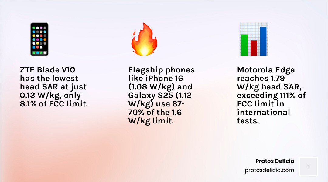 Comparison table showing various smartphone models and their corresponding SAR values - smartphone sar value guide Comparison table showing various smartphone models and their corresponding SAR values - smartphone sar value guide