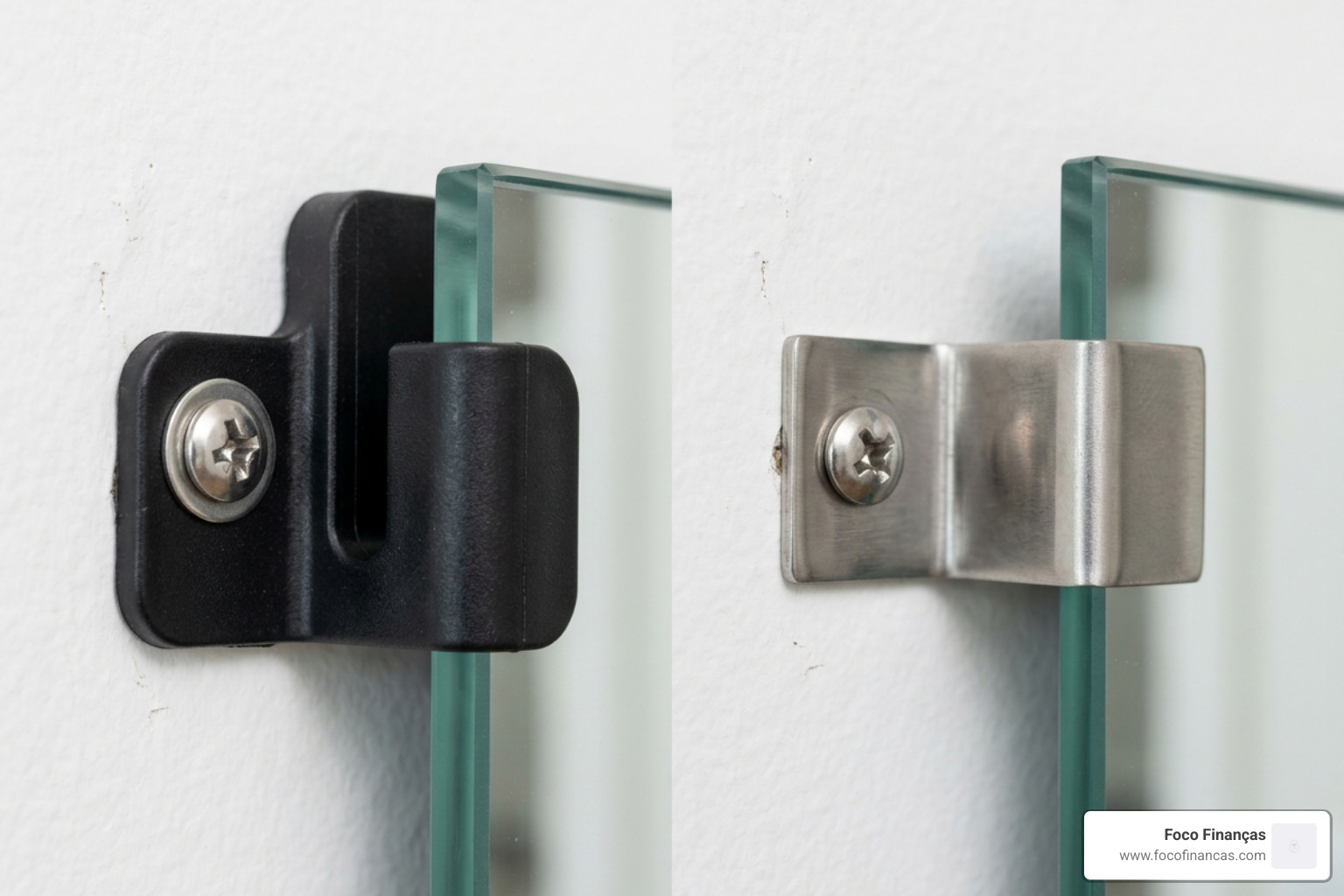 comparing plastic vs metal clip designs for heavy mirrors - heavy duty mirror clips