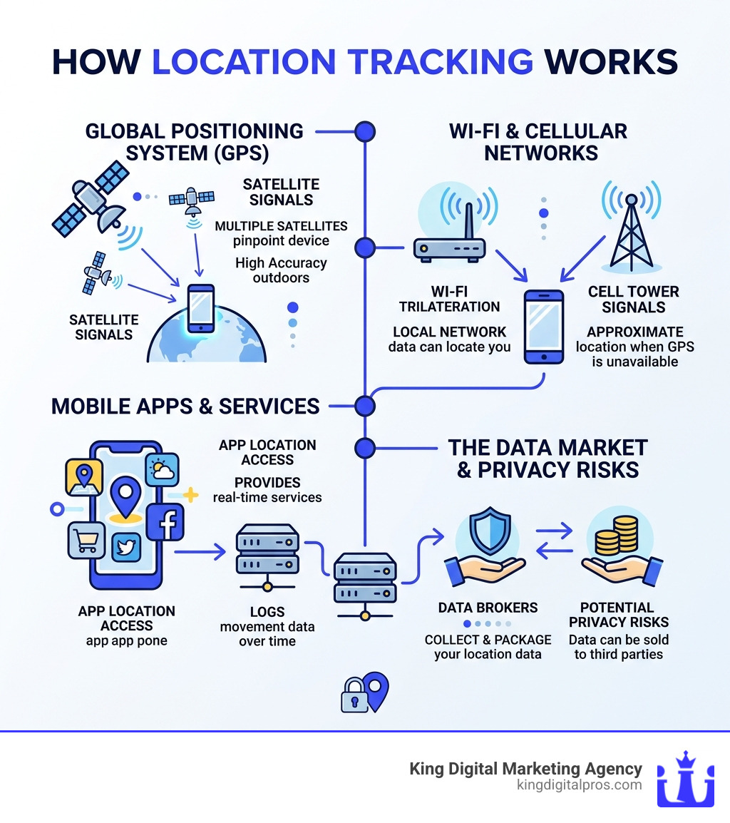 How Location Tracking Works: Gps Satellites, Wi-Fi, Cell Towers, Data Brokers, And Privacy Risks - Location Tracking