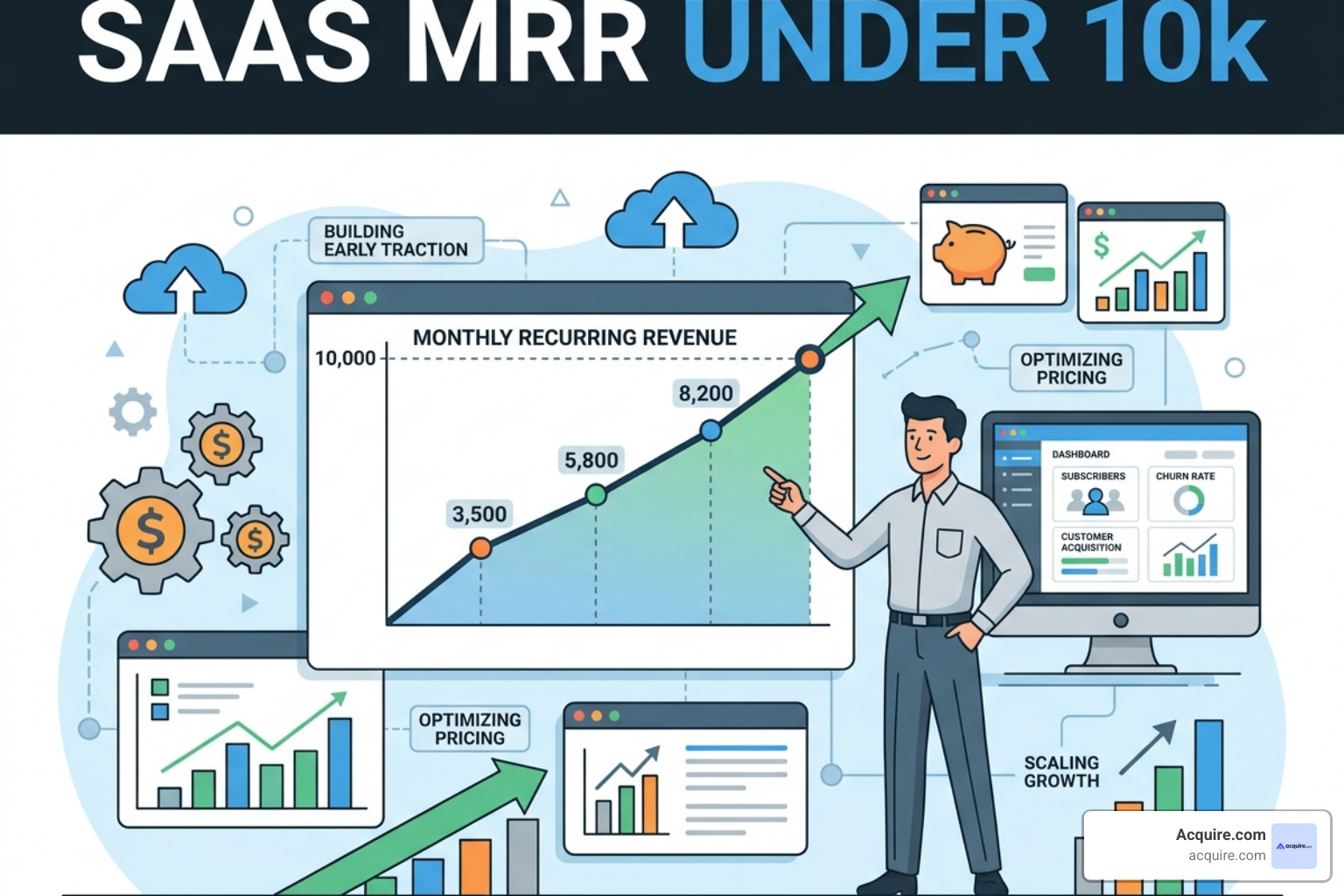 Frictionless user onboarding flow showing signup, first value, and the aha moment - saas mrr under 10k