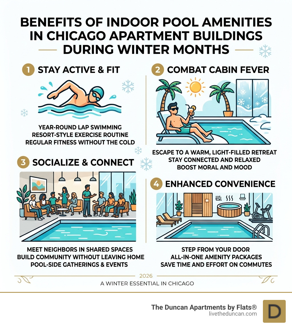Benefits of indoor pool amenities in Chicago apartment buildings during winter months - chicago indoor swimming pool Benefits of indoor pool amenities in Chicago apartment buildings during winter months - chicago indoor swimming pool