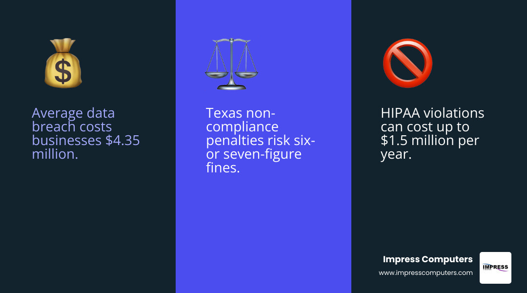 Benefits of IT compliance for Texas businesses infographic - houston it compliance consulting infographic 3_facts_emoji_blue Benefits of IT compliance for Texas businesses infographic - houston it compliance consulting infographic 3_facts_emoji_blue