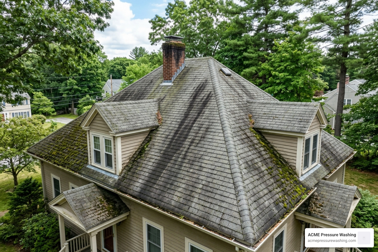 asphalt shingle roof cleaning