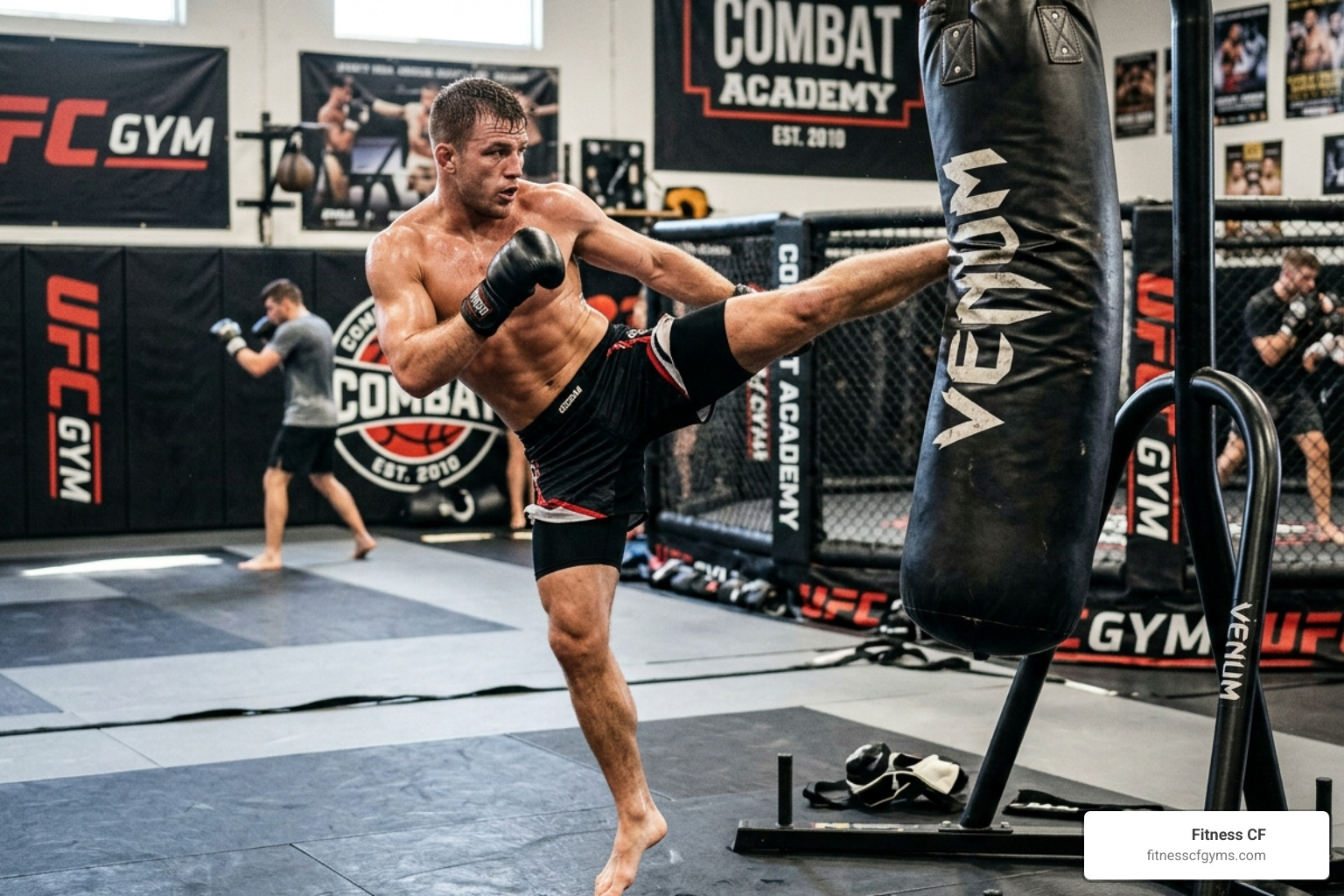 Athlete performing functional fitness drills and explosive movements - mma gyms in orlando fl
