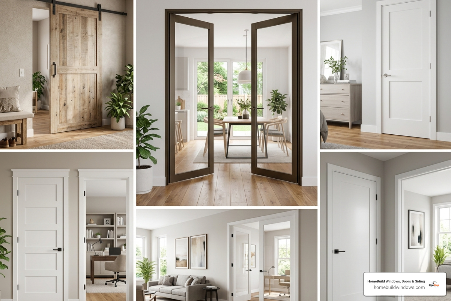 various interior door styles including barn, french, and shaker - interior door replacement