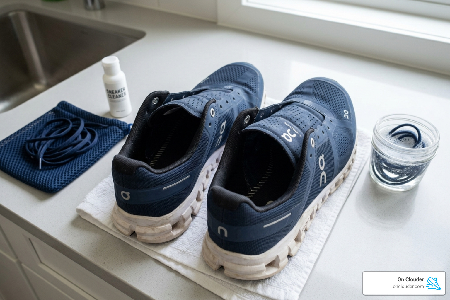 Removing insoles and laces from On Cloud sneakers - can you wash on cloud sneakers