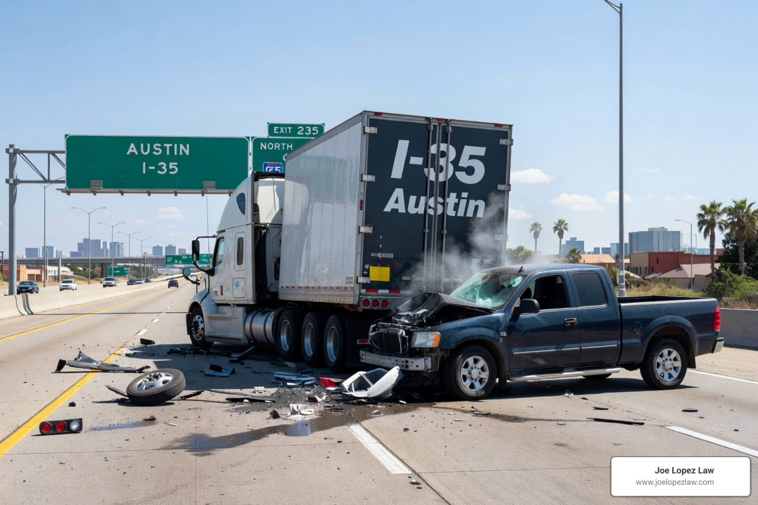 rear end truck accident